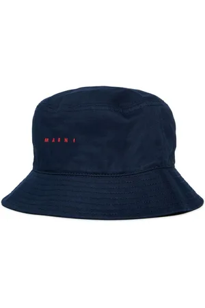 Marni Fischerhut mit Logo-Stickerei