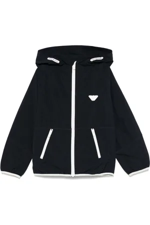 Emporio Armani Jacke mit gummiertem Logo