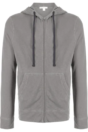 James Perse Frottee-Kapuzenjacke mit Reißverschluss