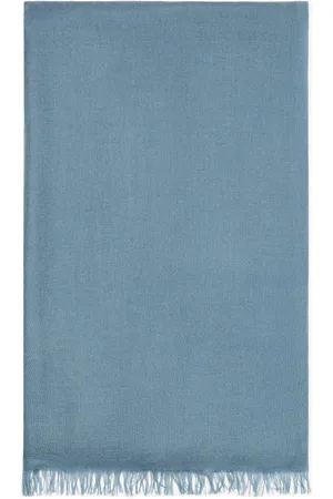 Brunello Cucinelli Transparenter Schal mit Fransensaum
