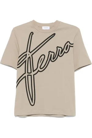 Salvatore Ferragamo T-Shirt mit Logo-Print
