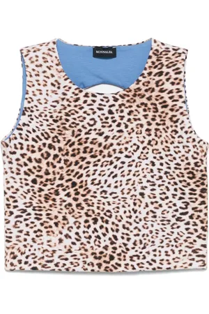 MONNALISA Oberteil mit Leoparden-Print