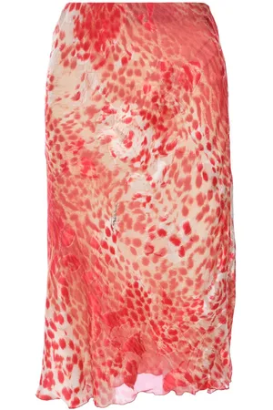 Roberto Cavalli Rock mit Animal-Print