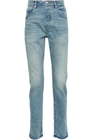 Purple Brand P001 Skinny-Jeans mit Knitteroptik