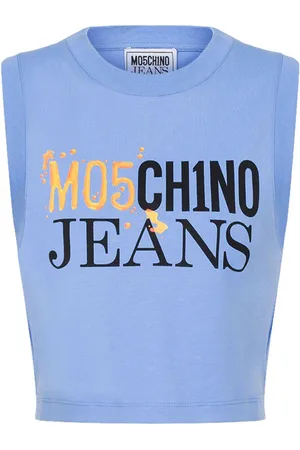 Moschino Tanktop mit Logo-Print