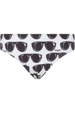 Moschino Badehose mit Sonnenbrillen-Print