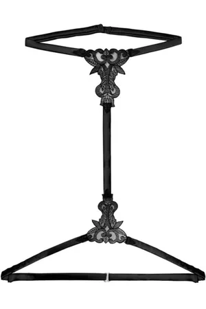 Fleur of England Harness mit Onyx-Stickerei