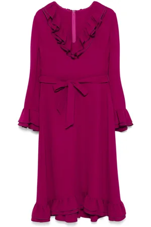 VALENTINO GARAVANI Mittellanges Kreppkleid