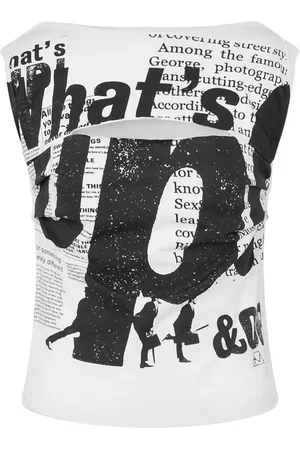 Moschino Oberteil mit Text-Print