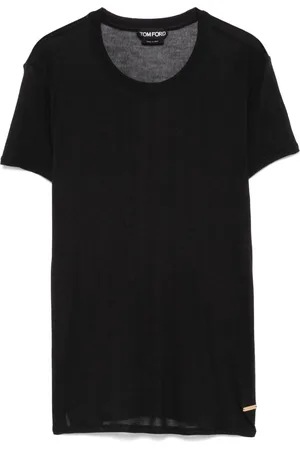 Tom Ford T-Shirt mit Logo-Schild