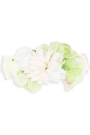 COLORICHIARI Haarspange mit Blumen-Applikation