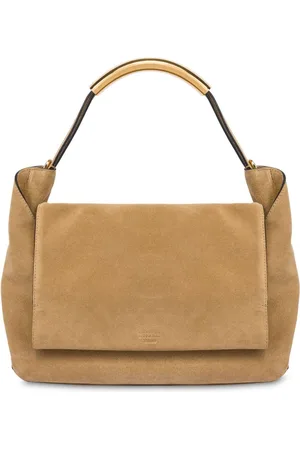 Moschino Handle Me Tote Bag aus Wildleder