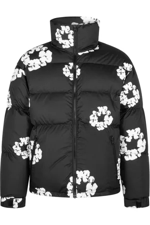 DENIM TEARS Gefütterte Jacke mit Blumen-Print