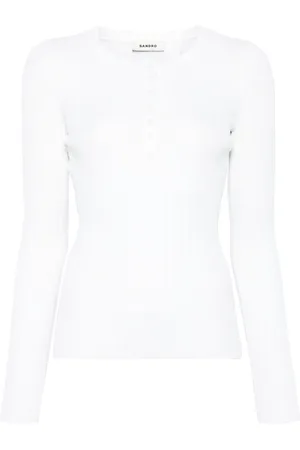 Sandro Geripptes Top