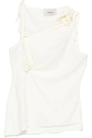 COPERNI Asymmetrisches Oberteil mit Blumen