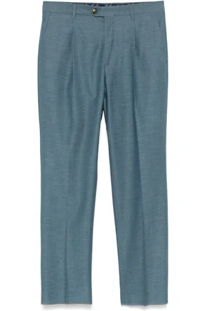 Etro Plissierte Tapered-Hose