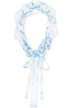 COLORICHIARI Stirnband mit Blumenapplikation