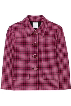 ST. JOHN Karierte Jacke
