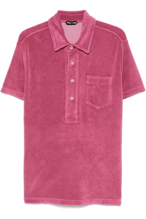 Tom Ford Poloshirt mit Frottee-Effekt