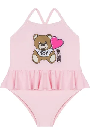 Moschino Badeanzug mit Teddy-Print