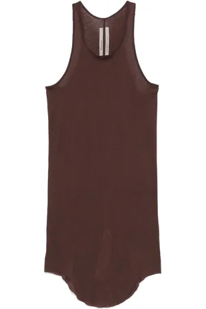 Rick Owens Geripptes Trägershirt