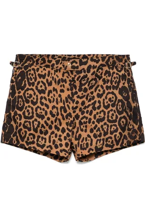 Tom Ford Badeshorts mit Animal-Print