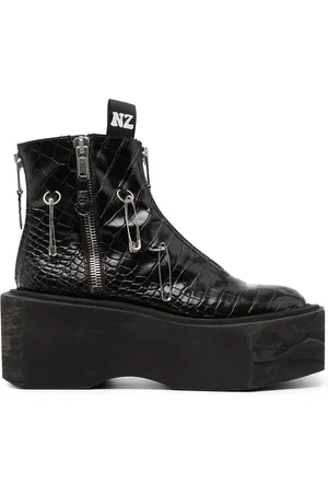 Natasha Zinko Plateau-Stiefel mit Ringen