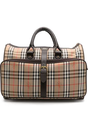 Burberry 1990s Reisetasche mit Check
