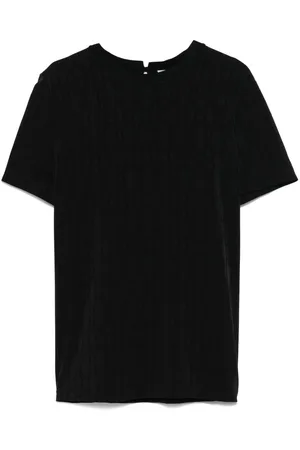 Agnona T-Shirt mit Jacquardmotiv