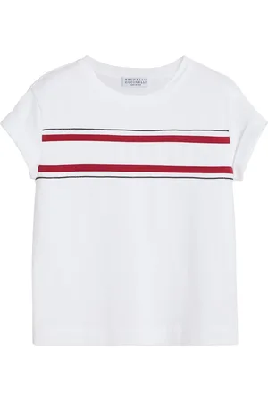 Brunello Cucinelli Gestreiftes T-Shirt