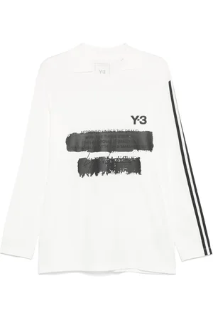 Y-3 X adidas Poloshirt mit Logo-Print