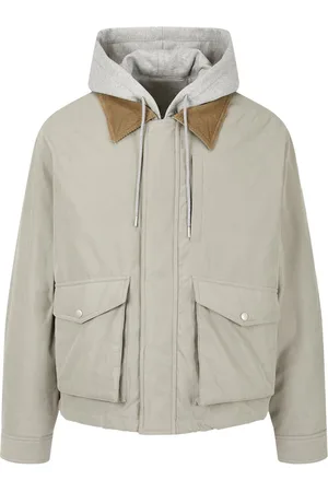 Studio Tomboy Kapuzenjacke mit Cordkragen