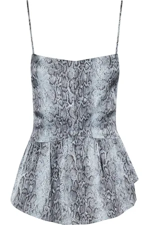 Ganni Top mit Python-Print