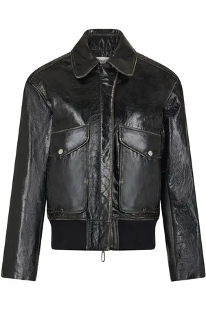 Paco rabanne Klassische Lederjacke