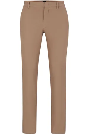 HUGO BOSS Tapered-Hose mit Logo-Stickerei