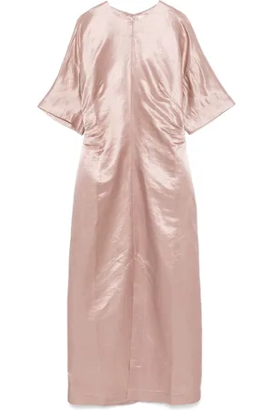 Loulou de Saison Midikleid mit Raffungen