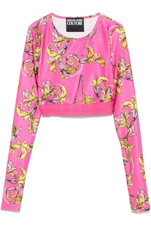 VERSACE Oberteil mit Barocco-Print
