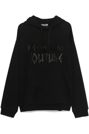 VERSACE Hoodie mit Logo-Stickerei