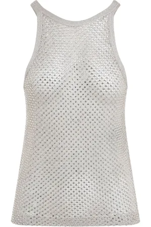 Tom Ford Racerback-Tanktop mit Kristallstickerei