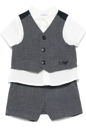 Emporio Armani Short-Set mit Mini-Karo