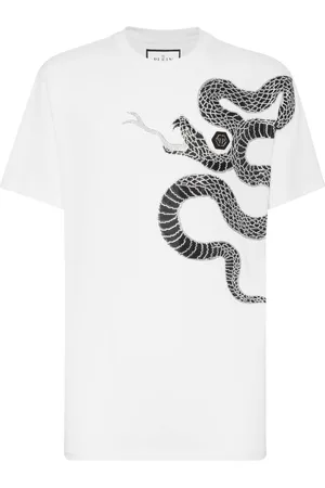 Philipp Plein Schlangenverziertes T-Shirt