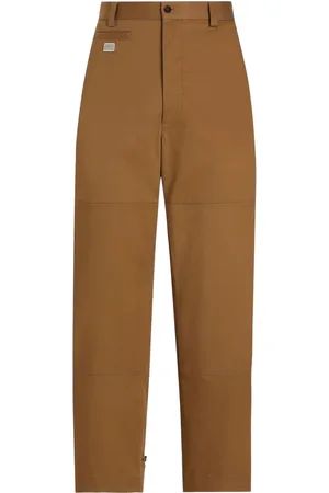 Dolce & Gabbana Hose mit Logo-Schild