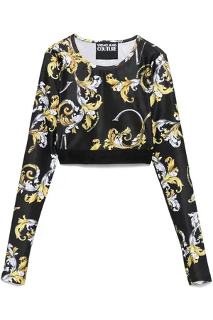 VERSACE Oberteil mit Barocco-Print