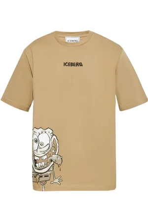 Iceberg T-Shirt mit SpongeBob-Print