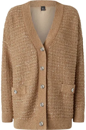Pinko Cardigan in Metallic-Optik
