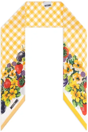Moschino Schal mit Blumen-Print