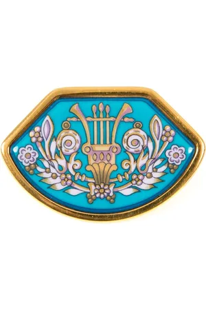 Hermès 1990s Brosche aus Emaille