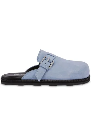 Moschino Mules aus Kalbswildleder