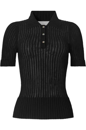 GENNY Geripptes Poloshirt