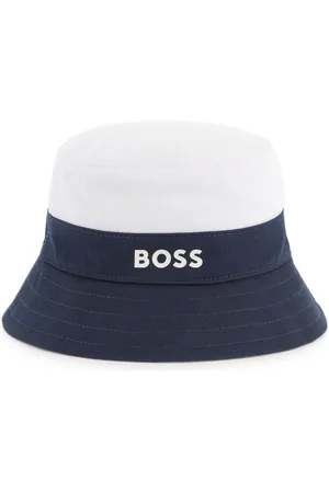 HUGO BOSS Fischerhut mit Logo-Print